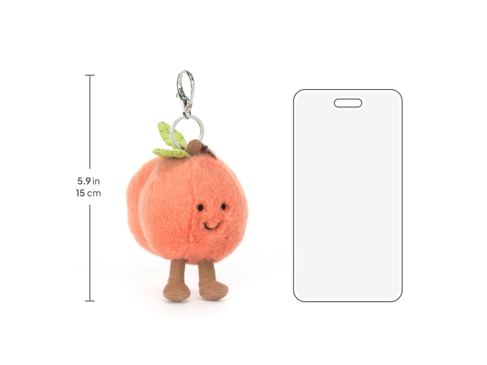 Amuseables Peach Bag Charm - Image 6