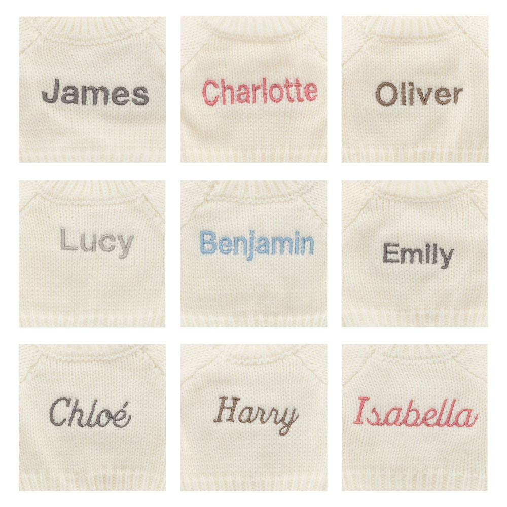 Bartholomew Bear with Personalized Cream Jumper - Image 2