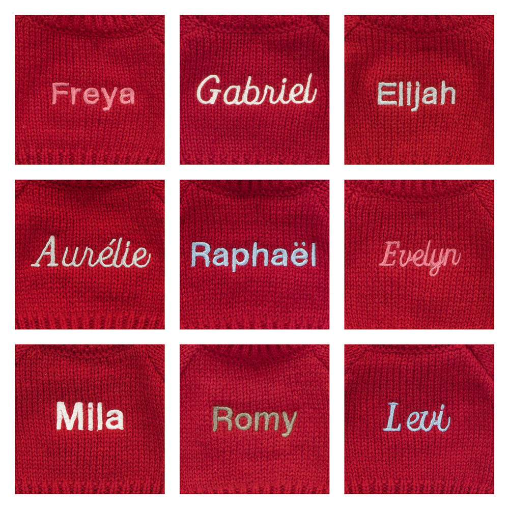 Bashful Fudge Puppy with Personalized Red Jumper - Image 2
