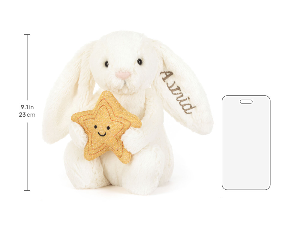 Personalized Cream Bunny with Star - Image 6