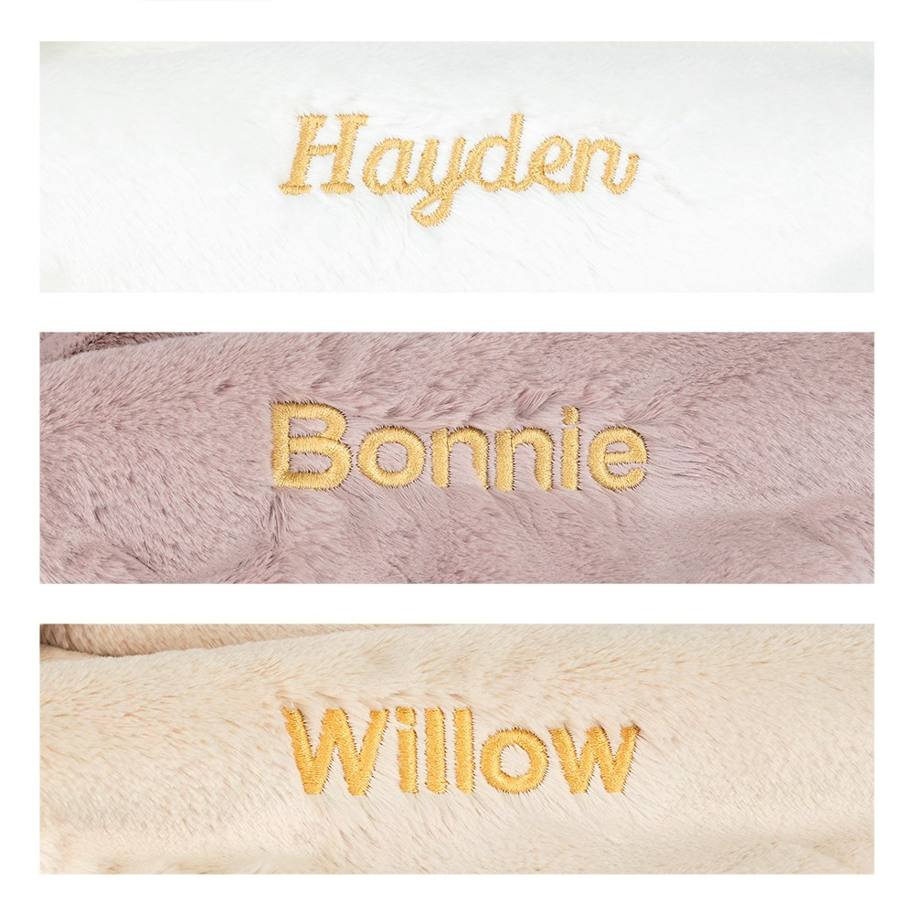 Personalized Bashful Luxe Bunny Luna Blankie - Image 4